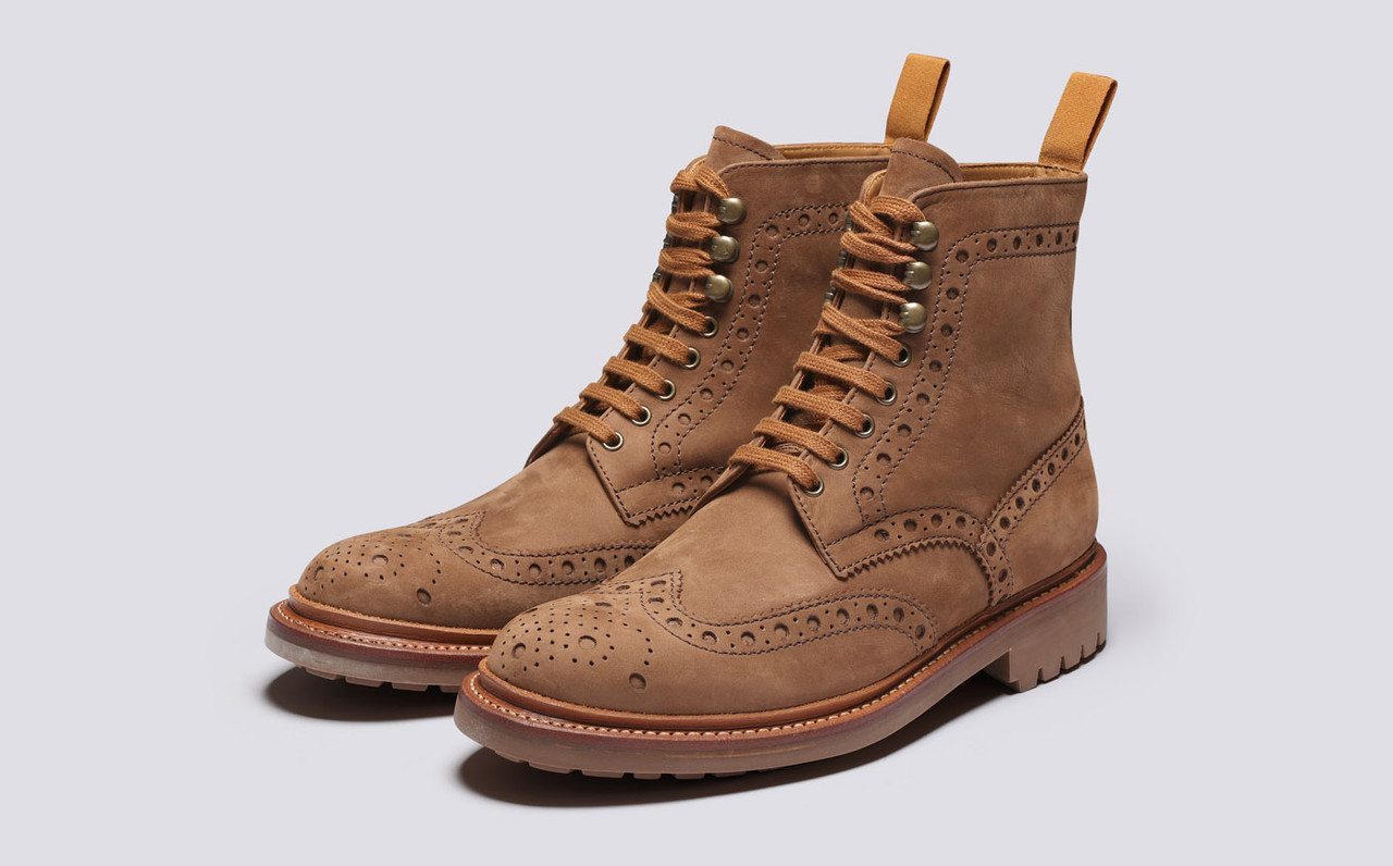 Mens discount brogue boots