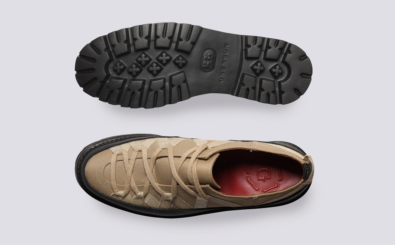 Beige canvas 2024 shoes