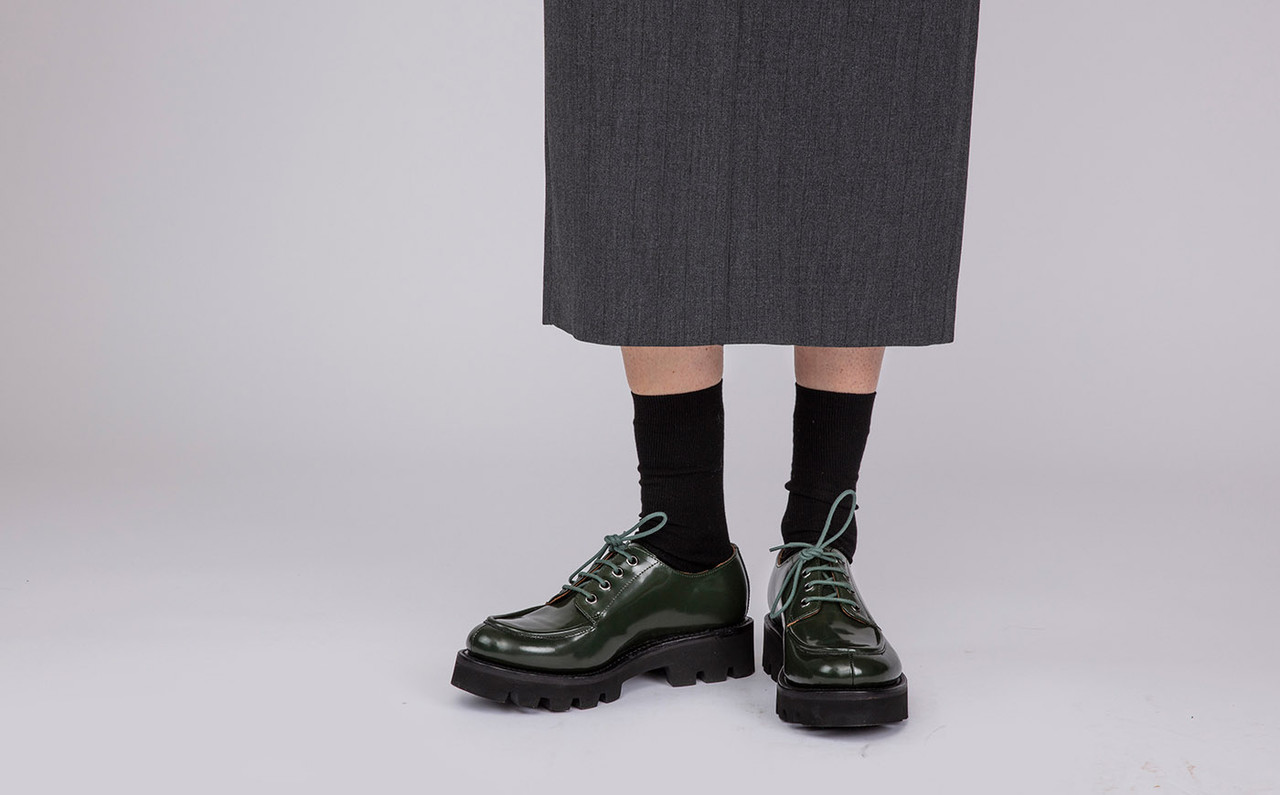 Green rubber shoes outlet