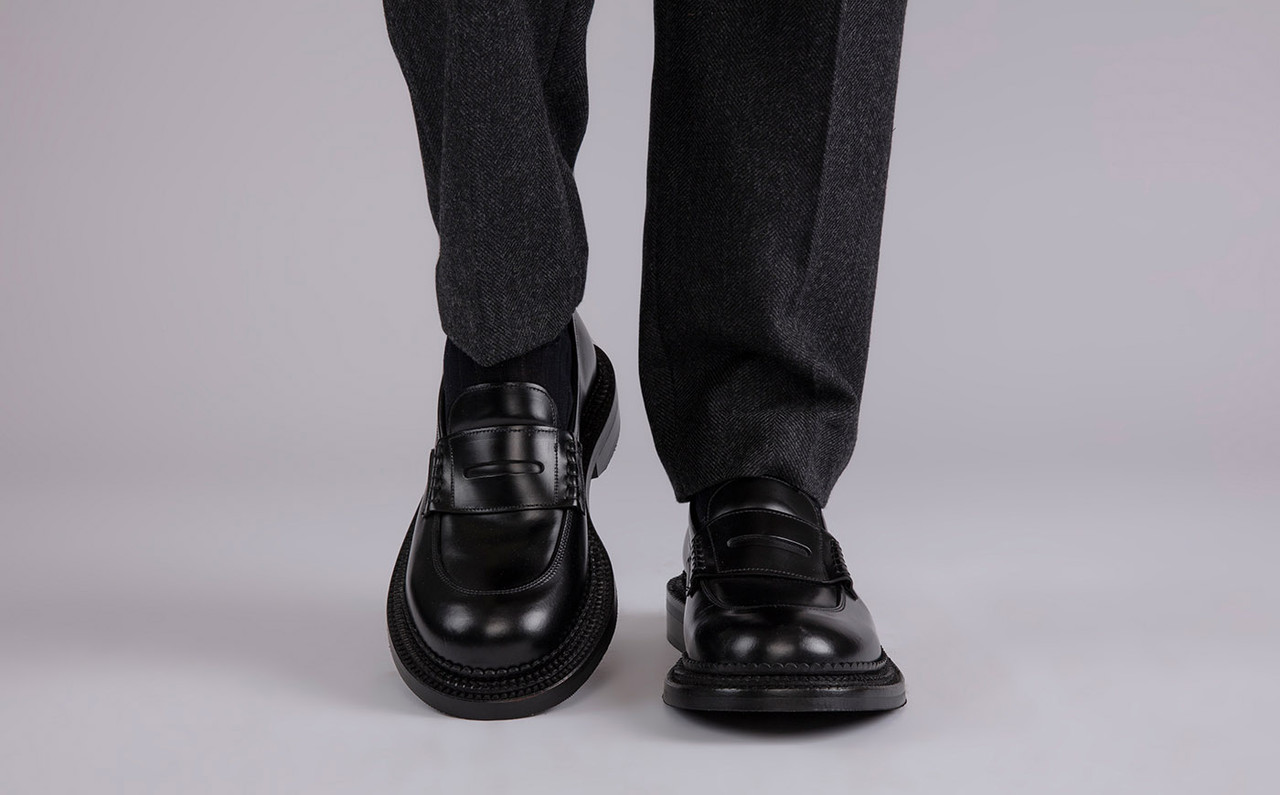 Grenson loafers clearance sale