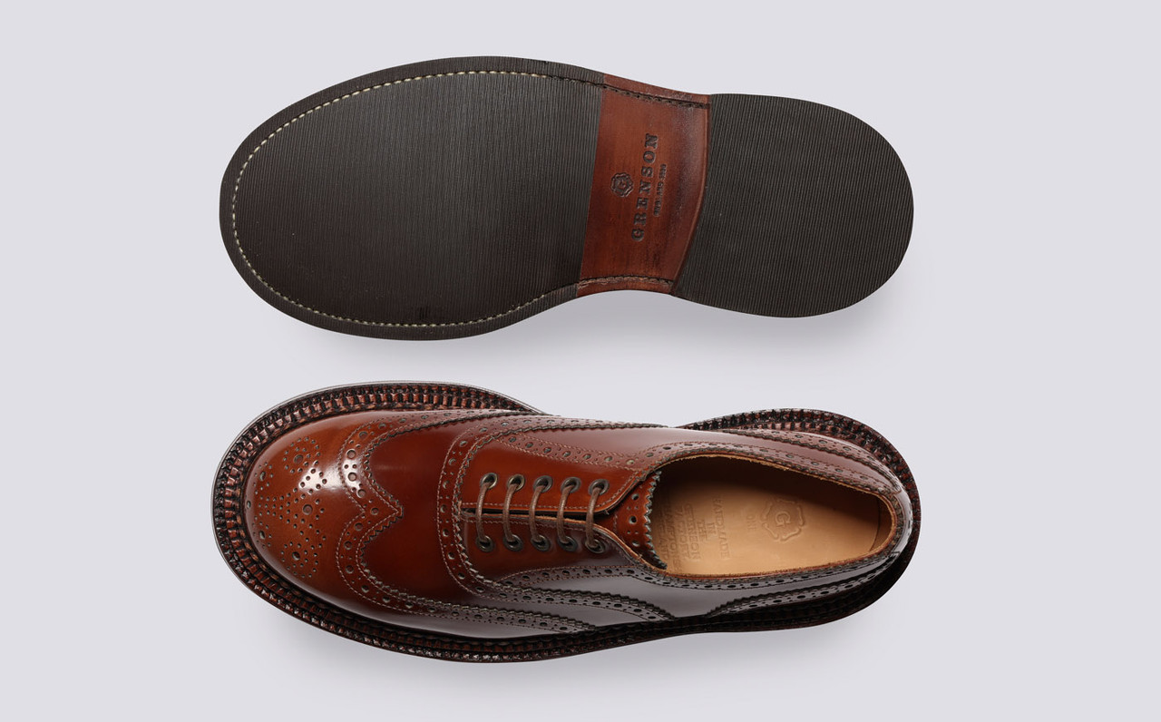 Mens grenson clearance brogues