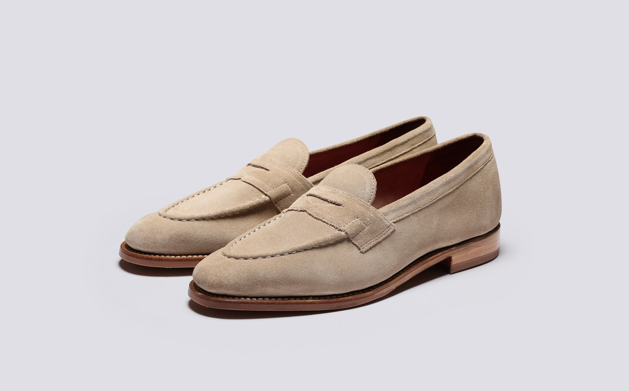 Mens outlet tanned loafers