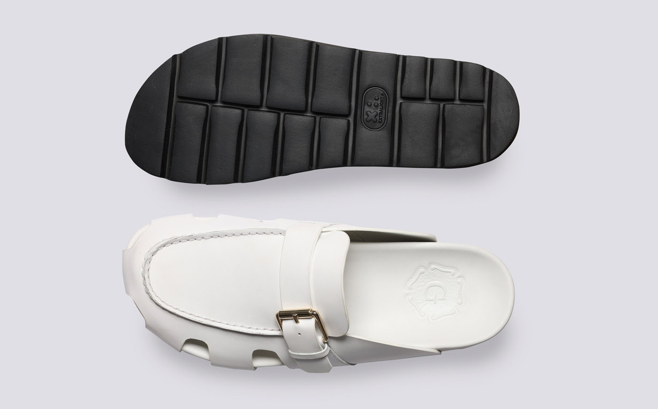 Mens white clogs clearance
