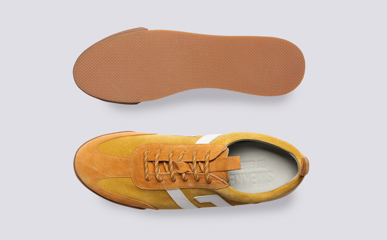 Mens cheap yellow trainers