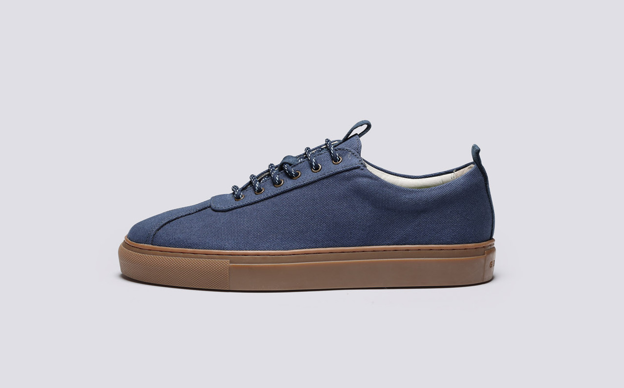 Grenson top canvas sneaker