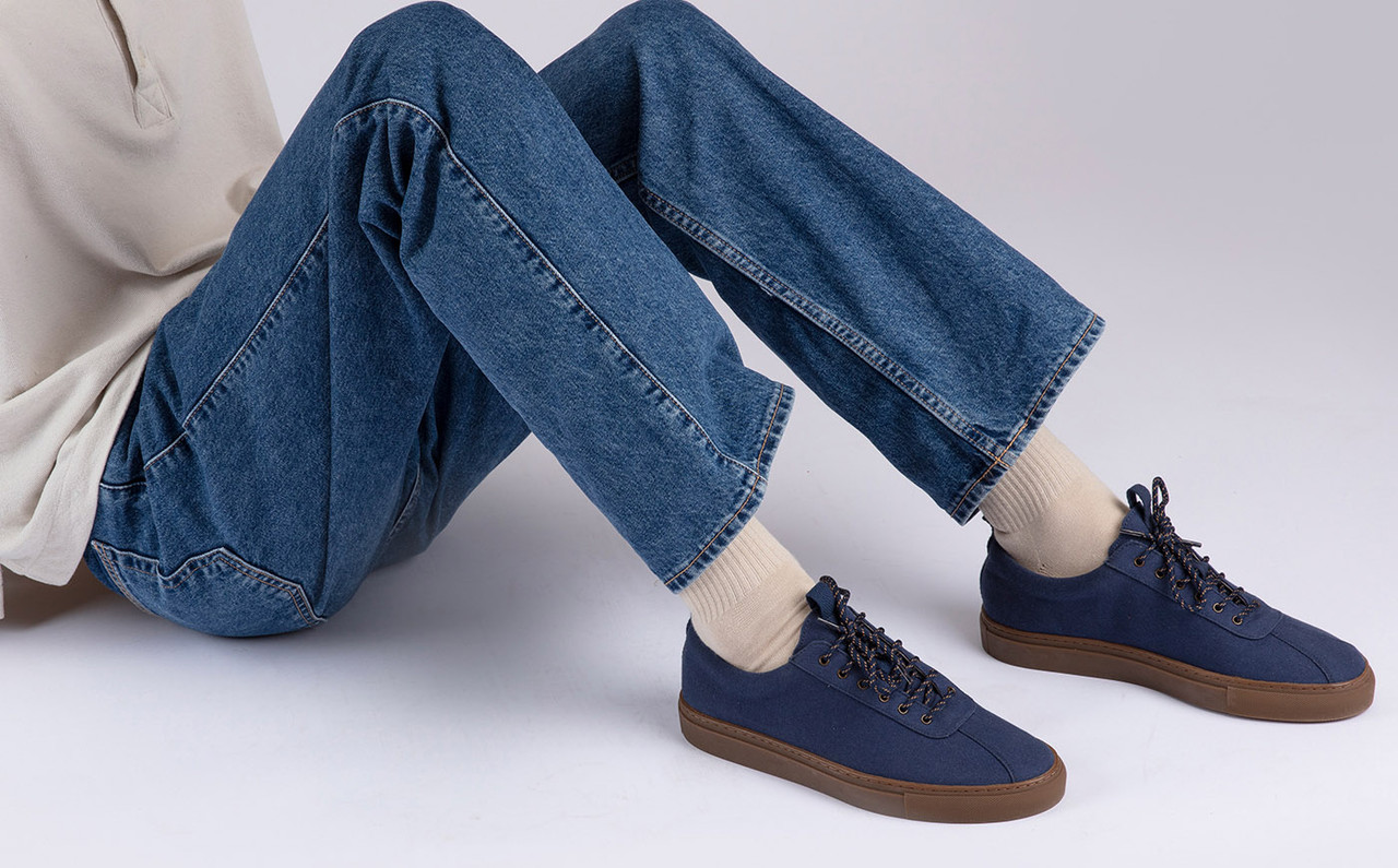 Grenson canvas sneaker online