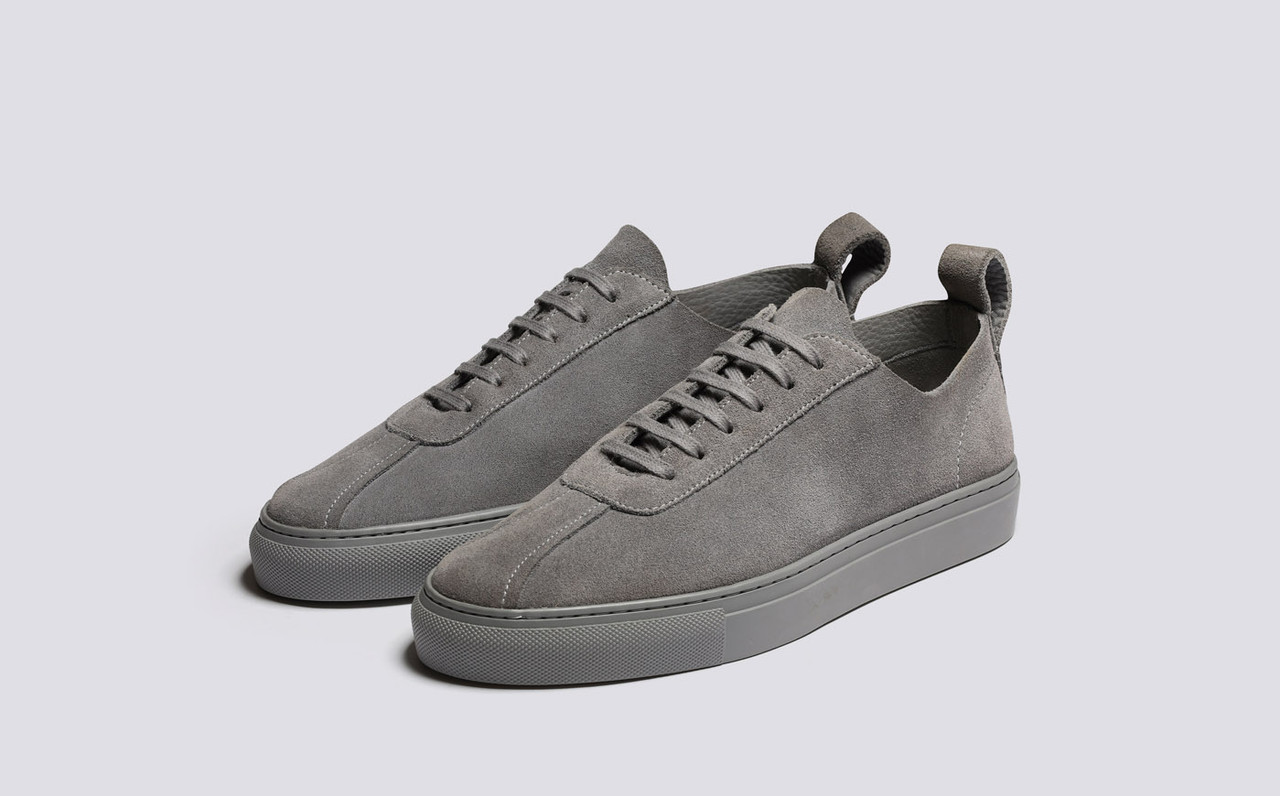 Sneaker 1 U Womens Sneaker in Grey Suede Grenson