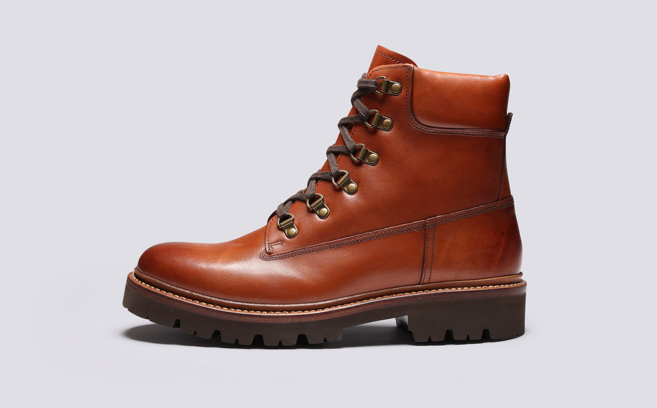 GRENSON RUTHERFORD ハイカーブーツ サイズUK7 Rutherford | Mens Boots in Tan Handpainted Leather | Grenson