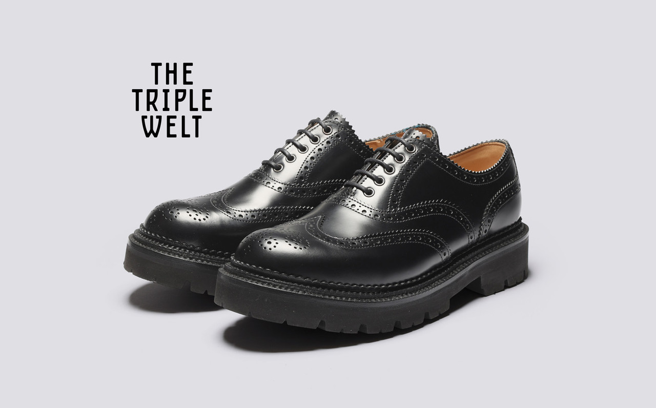 3月末まで！【希少UK12・英国製】Grenson 115412_dominic_threequarters_p