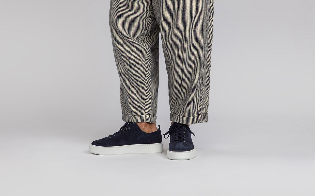 grenson black sneaker