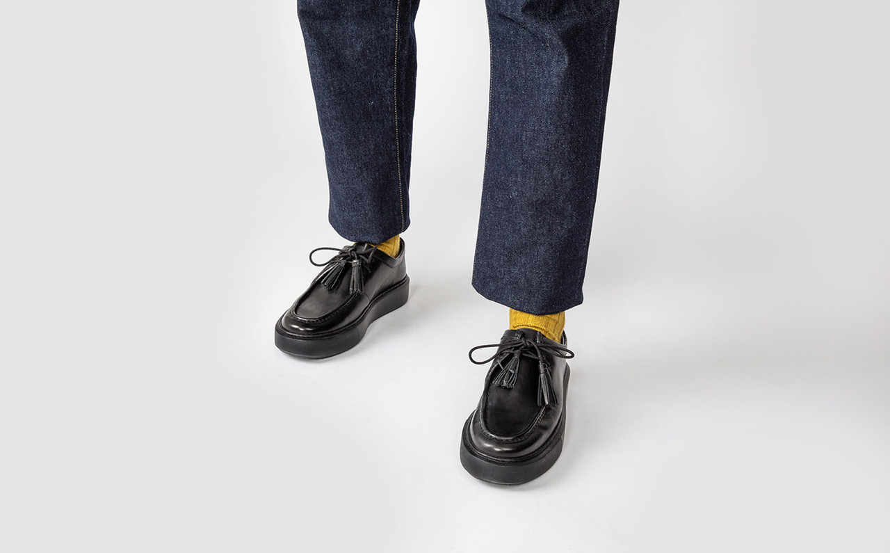 grenson sneakers black