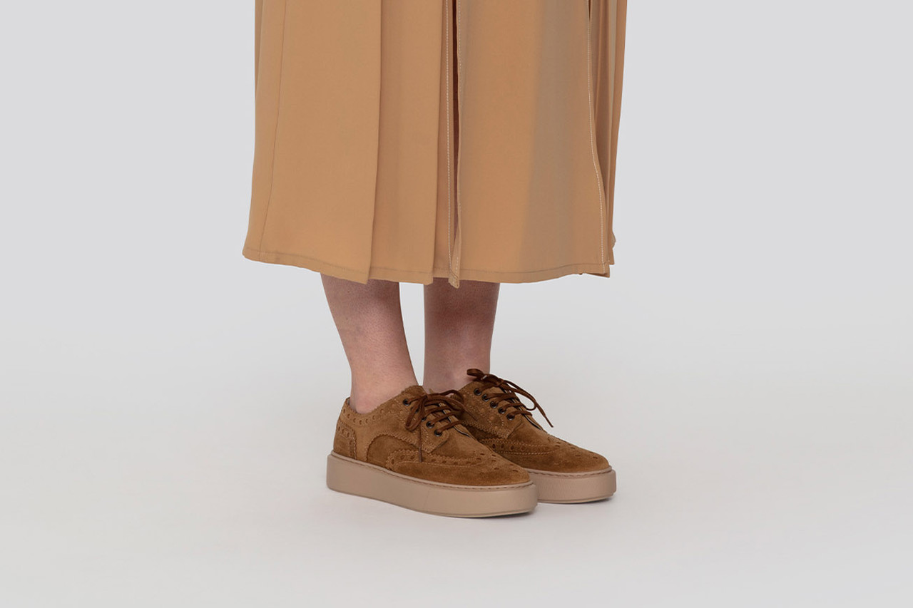 grenson suede sneakers