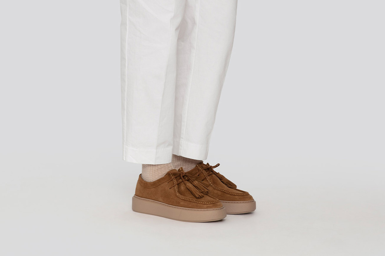 grenson suede sneakers