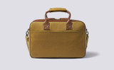 Holdall in Khaki Canvas | Grenson Shoes - Main View