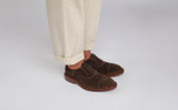 Gresham | Mens Shoes in Brown Suede | Grenson - Lifestyle View 2