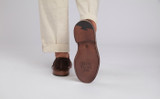 Gresham | Mens Shoes in Brown Suede | Grenson - Lifestyle View