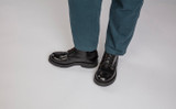 Desmond | Mens Boots in Black Polished Leather | Grenson - Lifestyle View