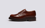 Devon | Womens Shoes in Brown with Vibram Sole | Grenson - Side View