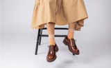 Devon | Womens Shoes in Brown with Vibram Sole | Grenson - Lifestyle View