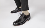 Canterbury | Mens Brogues in Black Leather | Grenson - Lifestyle View
