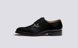 Winchester | Formal Shoes for Men in Black Wholecut | Grenson - Side View