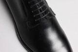 Winchester | Formal Shoes for Men in Black Wholecut | Grenson - Detail View