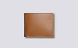 Bi-Fold Wallet in Tan Leather | Grenson - Main View