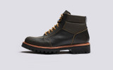 Fielding | Mens Walking Boots in Brown Vintage | Grenson - Side View