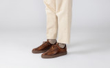 Sneaker 1 | Mens Sneakers in Tan Vintage Grain | Grenson - Lifestyle View