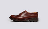 Victor | Mens Shoes in Brown Chromexcel | Grenson - Side View