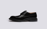 Aldwych | Shoes for Men in Black with Triple Welt | Grenson - Side View