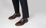 Aldwych | Shoes for Men in Brown with Triple Welt | Grenson - Lifestyle View