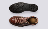 Nanette | Kitten Grayson Womens Hiker Boot | Grenson - Top and Sole View