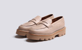 Philomena | Loafers for Women in Stone Leather | Grenson - Main View