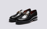 Nina | Loafers for Women in Black Leather | Grenson - Main View