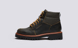 Fiona | Womens Walking Boots in Vintage Brown | Grenson - Side View