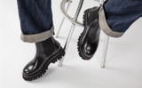 Harlow | Chelsea Boots for Women in Black Leather | Grenson - Lifestyle View 2