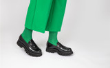 Hattie | Loafers for Women in Black Colorado Leather | Grenson - Lifestyle View