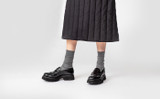Hattie | Loafers for Women in Black Colorado Leather | Grenson - Lifestyle View 2