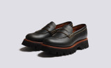 Hattie | Loafers for Women in Vintage Brown Softie | Grenson - Main View