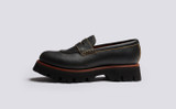 Hattie | Loafers for Women in Vintage Brown Softie | Grenson - Side View