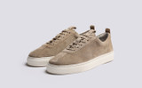 Sneaker 1 | Womens Sneakers in Sand Suede | Grenson - Main View