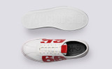 M.I.E. 66 | Mens Sneakers for World Cup England | Grenson - Top and Sole View