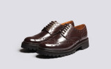 Archie | Mens Brogues in Brown on Vibram Sole | Grenson - Main View
