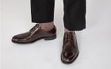 Gardner | Derby Shoes for Men in Brown Leather | Grenson - Lifestyle View