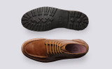 Easton | Mens Boots in Natural Heritage Leather | Grenson - Top and Sole View
