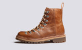 Brady | Mens Hiker Boots in Natural Heritage Leather | Grenson - Side View