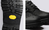 Archie Tech | Mens Brogues in Black on Vibram Sole | Grenson - Test View