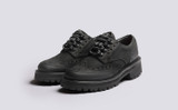 Ava Tech | Womens Brogues in Black on Vibram Sole | Grenson - Main View