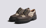 Ava Tech | Womens Brogues in Brown on Vibram Sole | Grenson - Main View